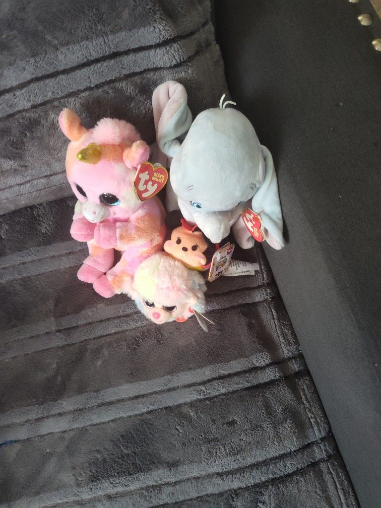 RANDOM "TY" STUFFED ANIMALS