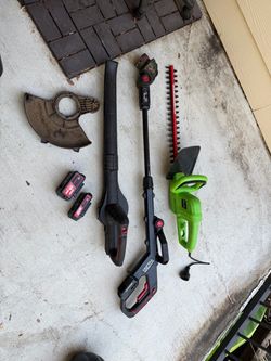 Blower and trimmers