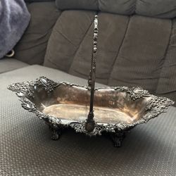Silver Plated Bridal Basket