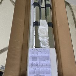 4x8x1 raised metal garden bed.