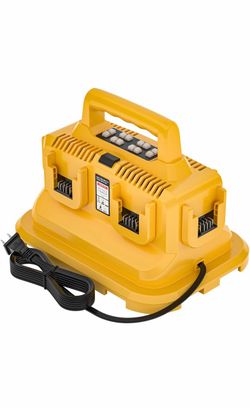 Upgraded 6-Ports Rapid Battery Charger Station for Dewalt 20V/60V Charger for Dewalt 20V/60V Battery DCB200 DCB206 DCB606 DCB609 DCB612 DCB615