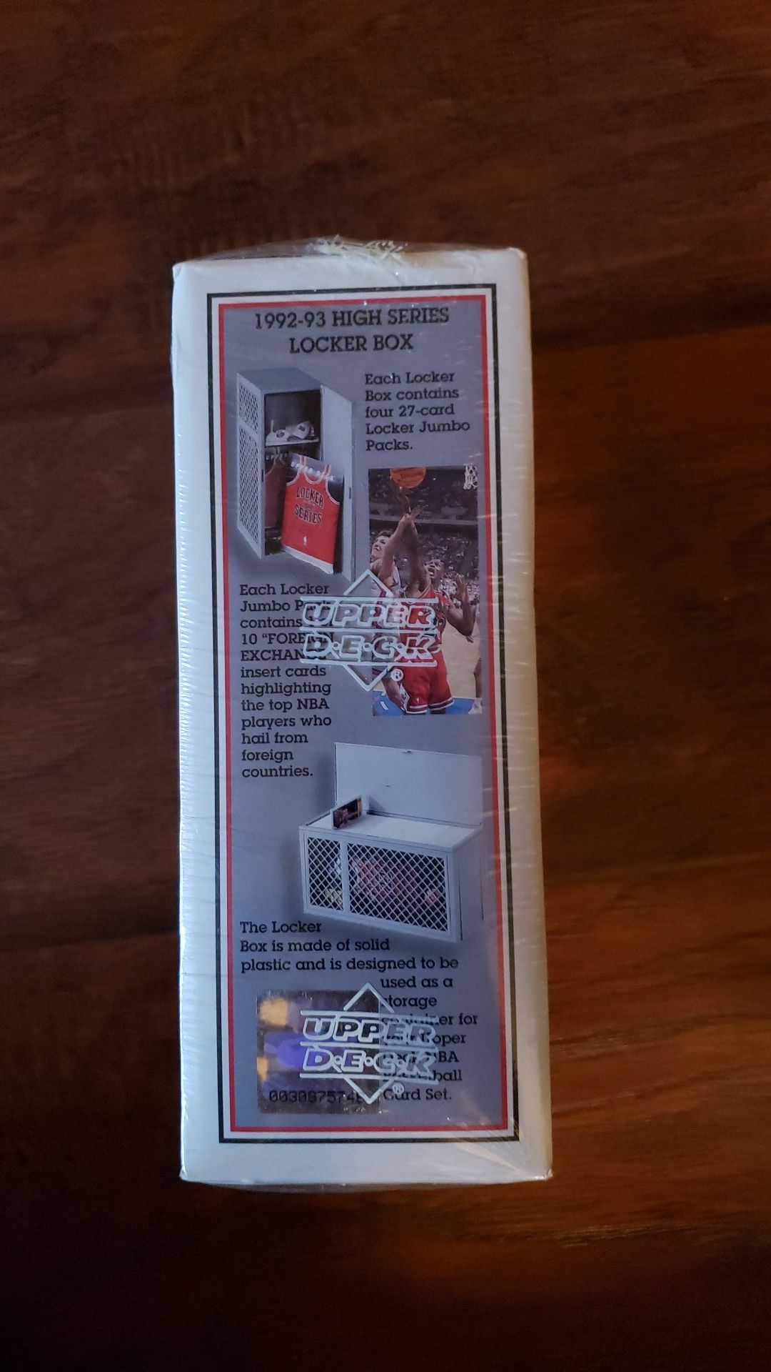 Vintage Upper deck high series Micheal Jordan 92 93 locker