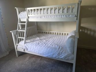 Twin over Full Bunk Bed with mattress
