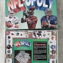 Vintage NFL Opoly Board Game 