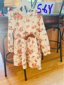 Two cute long sleeve dresses for kids