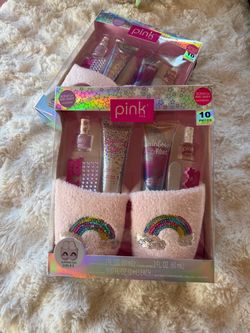 Pink Viva 10 Piece Bath Set