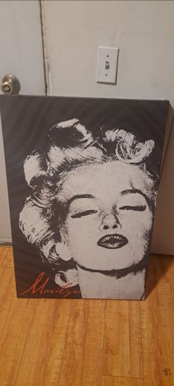 Marilyn Monroe  Framed Canvas  Print.