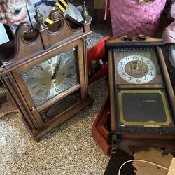 3 Vintage clocks Each For $50 