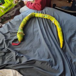 Snake Plushie Brand-goffa Green Very Long 