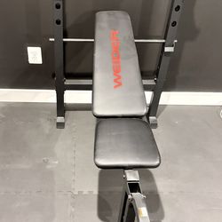 Weider Pro Weight Bench with Leg Extension and Leg Curl