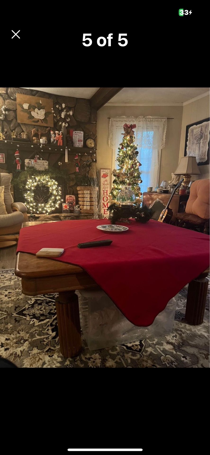 Large Solid Wood Table