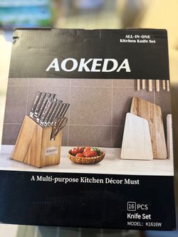 Brand new in box - 16pcs knife set