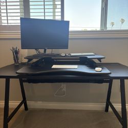 Premium Standing Desk Converter by varidesk 