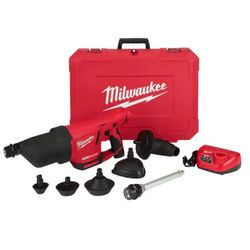 Milwaukee M12 AIRSNAKE Drain Cleaning Air Gun Kit - Model: (2572B-21)