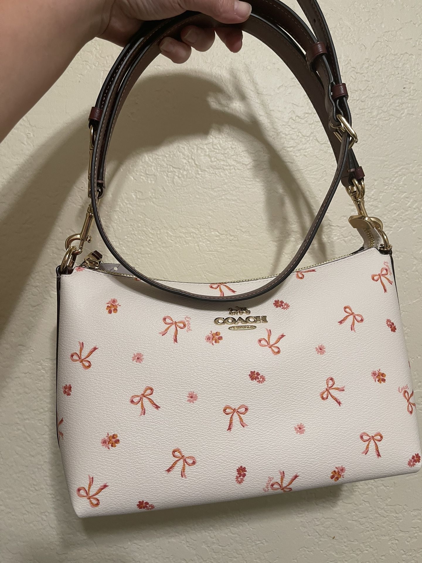 Coach Clara Shoulder Bag With Bow Print cn687