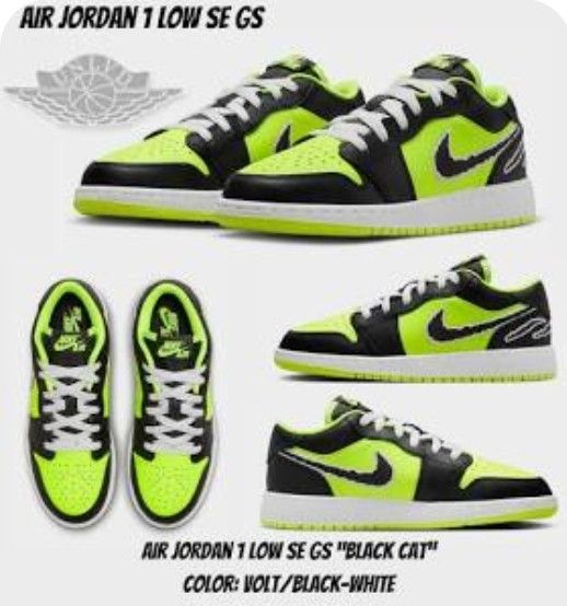 Air Jordan 1 Low SE “Volt” Sz.4Y