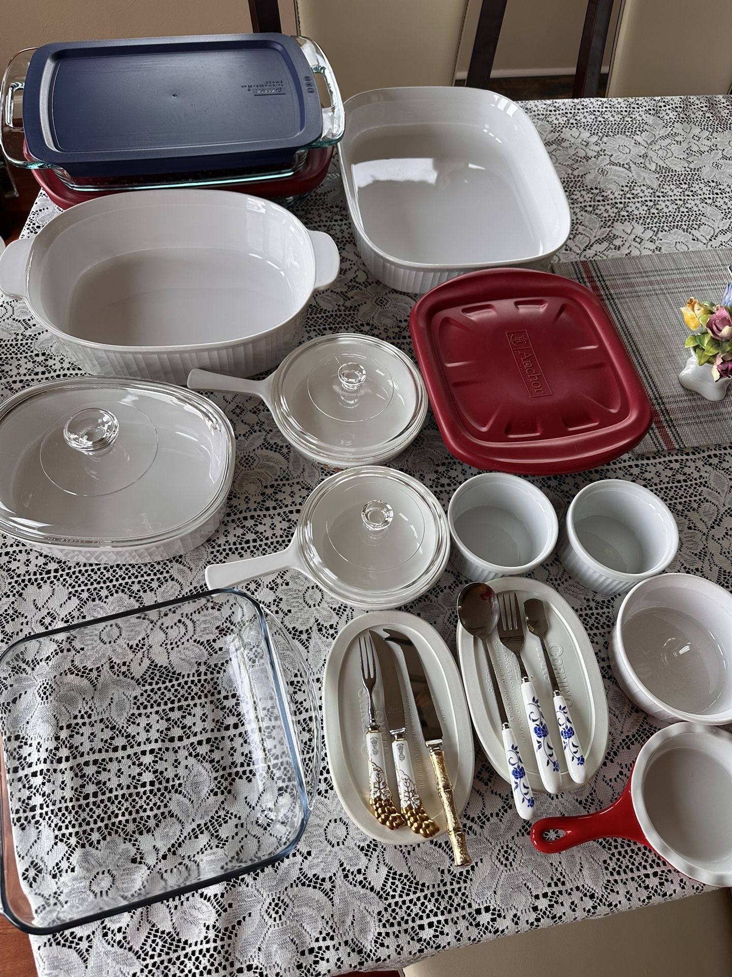 Vintage Corning Ware/Anchor/bakeware