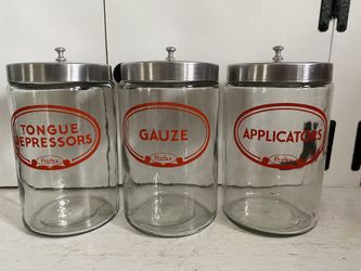 Vintage Medical Apothecary Jars 