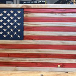 American Flag, Wooden American Flag, Wall Art, Gift Idea, Man Cave, Garage 