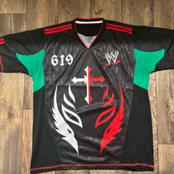 WWE Vintage Rey Mysterio Mexico 2010 World Cup Jersey Size Large