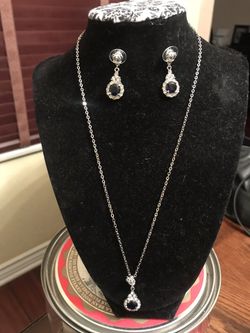 Necklace and earrings