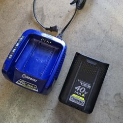 Kobalt 40V battery & charger 