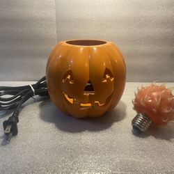 Spooky Halloween Pumpkin Light Lamp Gel Bulb