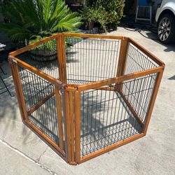Richell Convertible Elite Pet 5-Panel Gate Cage Enclosure