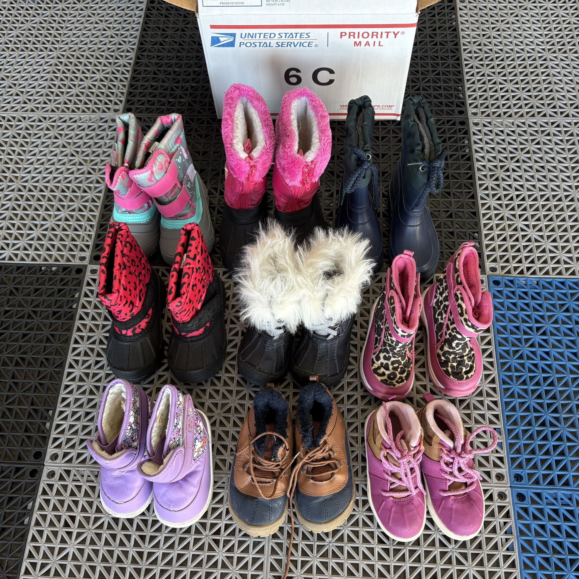 Toddler Kids 6C Snow Boots Girls Boys Waterproof Insulated Warm Winter Sports