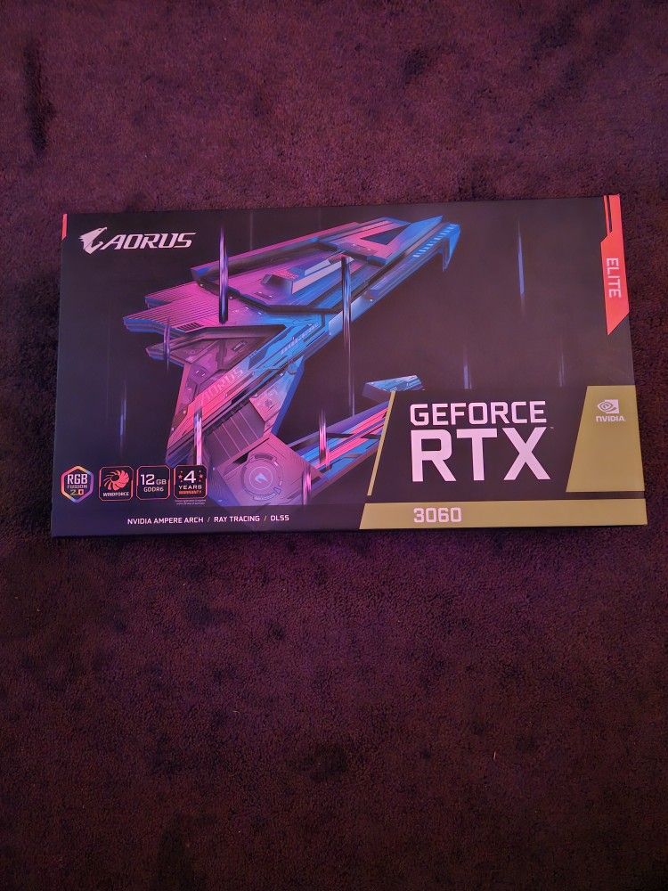 12 GB Aorus 3060 RTX