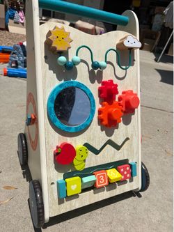 Baby Walker made out of wood very sturdy like new