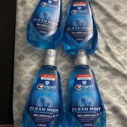 Crest Mouthwash $3 Each 