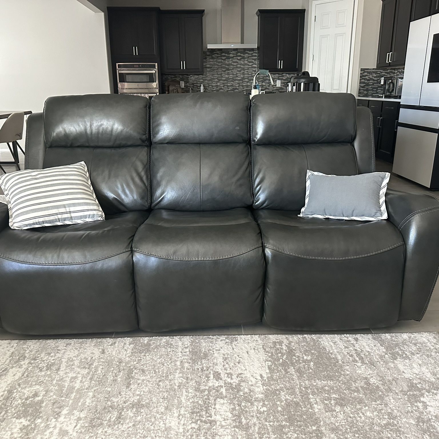 Power Reclining 3 Seater Sectional Sofa