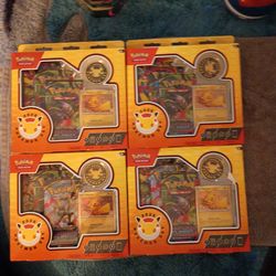 All 4 Them Boxes Pokemon trading cards Game