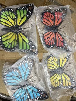 Colorful Butterfly Wall Decor Set