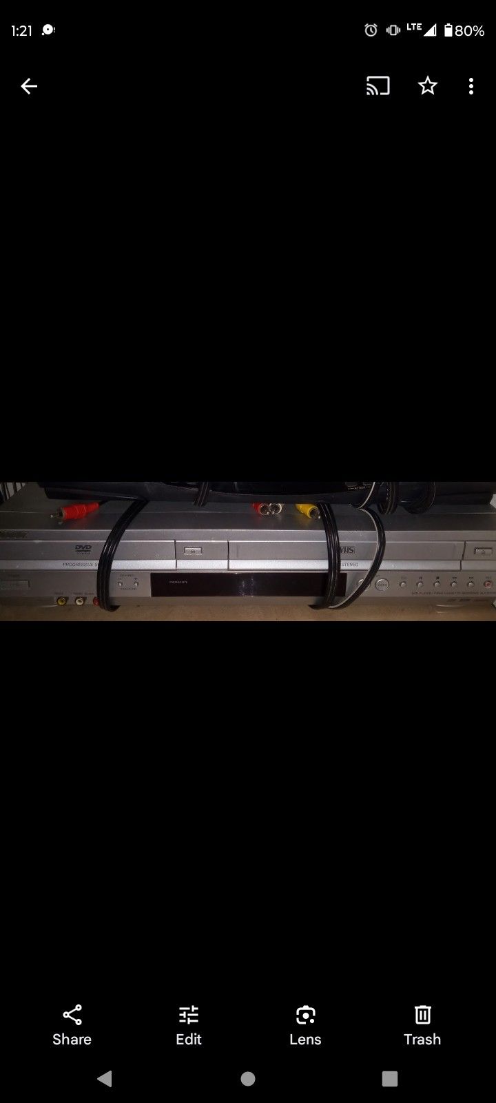 VCR /DVD Player & VHS and DVDs Bundle