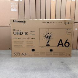 65" HISENSE 4k Smart Tv
