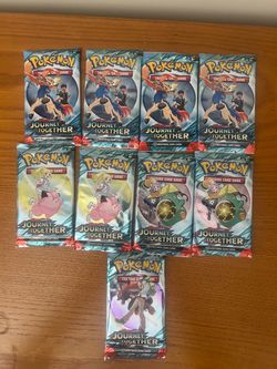 9 packs Pokemon journey together