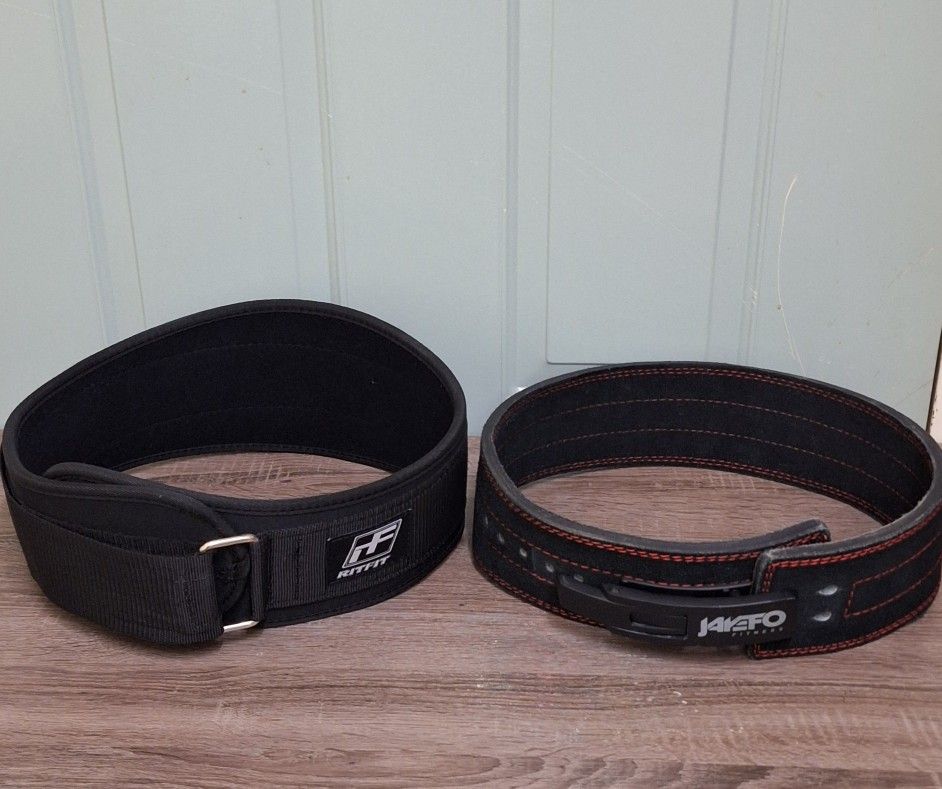 2 Fitness Weight Lifting Belts