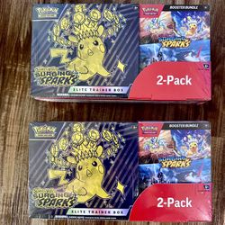 Pokemon Surging Sparks Elite Trainer Box + Booster Bundle