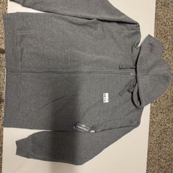 Lot 585 Large Fit Essentials Mens Full-Zip Fleece Hoodie