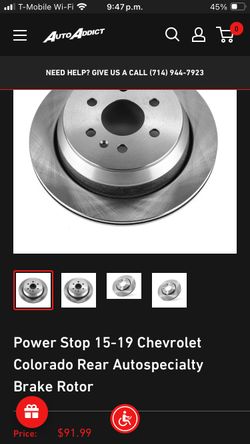 Brake Rotor for Chevrolet