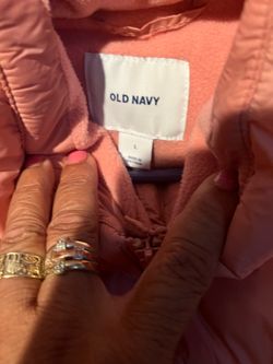 Old Navy Jacket Size Large Pink/Coral