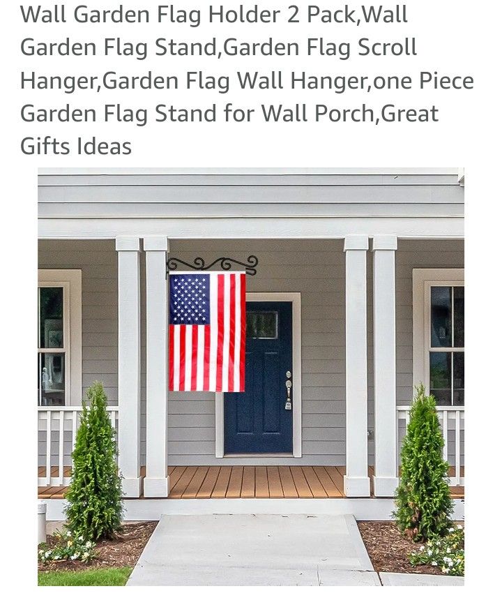 New Decorative Flag/Plant Wall Holders (2)