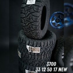 New tires 33//12.50//17 $700 all 4 
