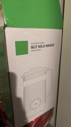 RELEXNOW Nut Milk Maker Machine, 35oz Homemade Soy, Almond, Oat, Coconut, Plant Based and Non Dairy Beverages, 8 in 1 Automatic Soybean Machine With 1