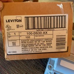 30A Leviton Safety Disconnect Switch