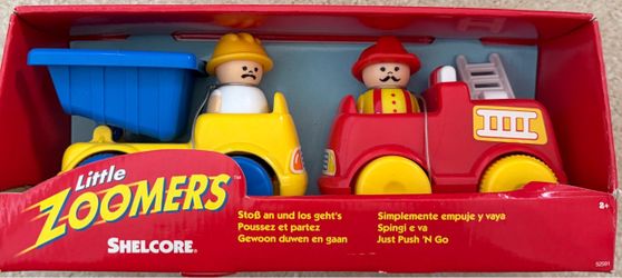 Shelcore Little Zoomers Push 'N Go Toy Vehicle Set