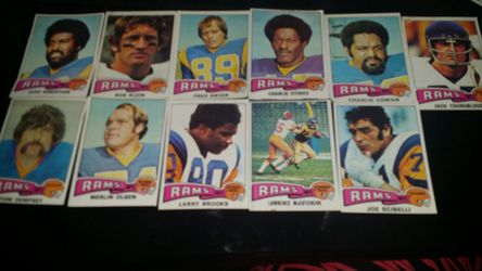 RAMS FOOTBALL CARDS