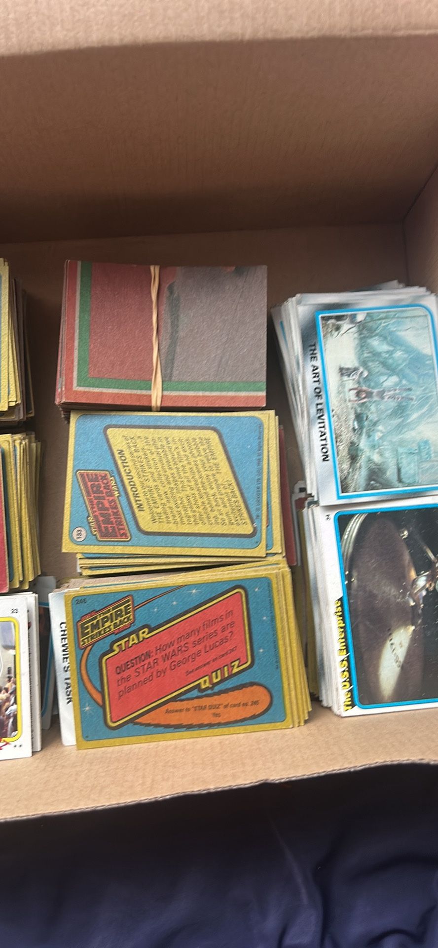 Old Vintage Star Wars Cards